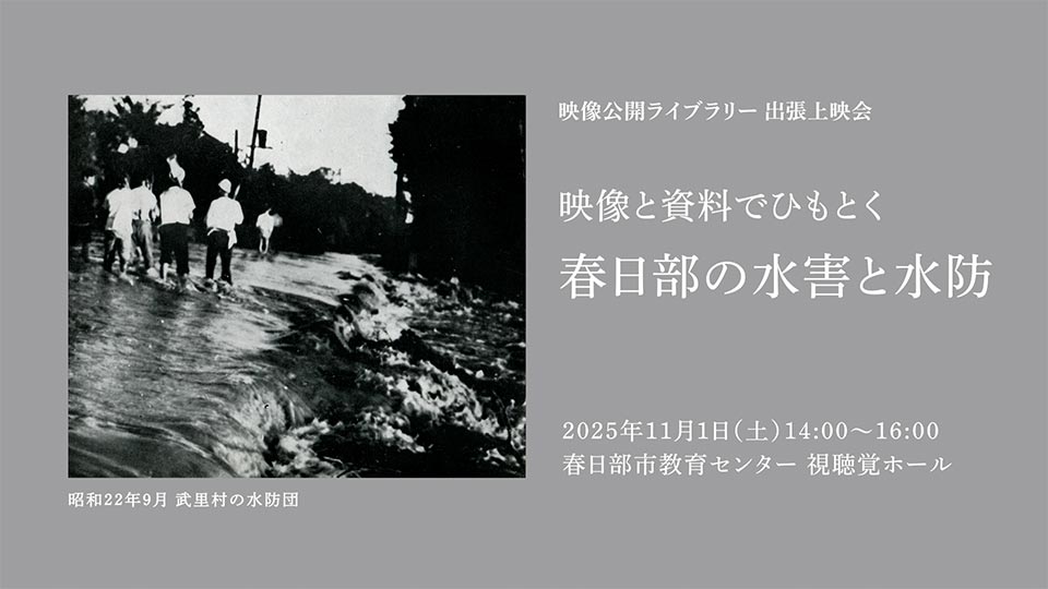 映像と資料でひもとく 春日部の水害と水防