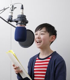 ナレーション体験の様子