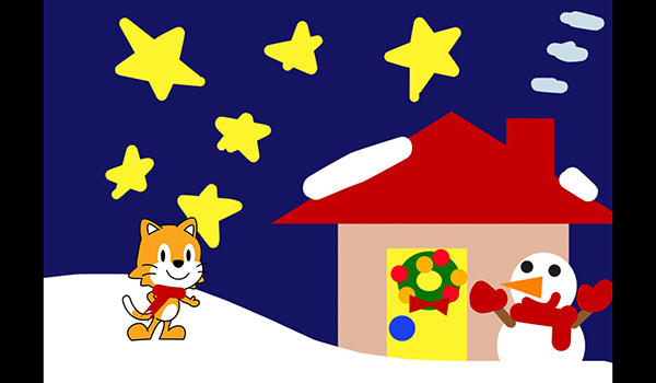 【マンスリースペシャルワークショップ】<br>プログラミングでうごくクリスマスカードをつくろう！